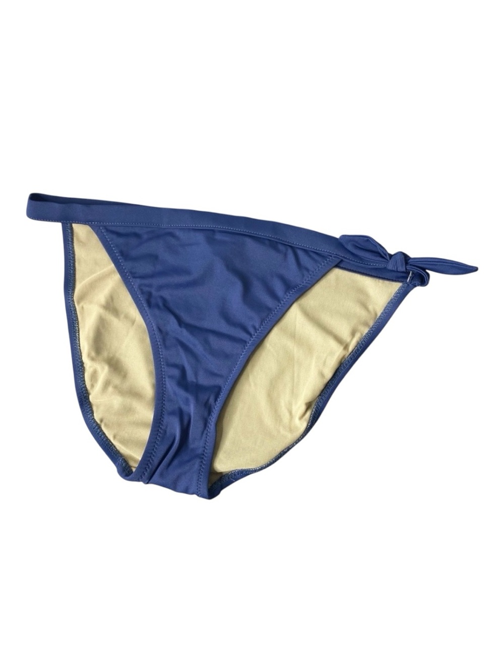 J.Crew Navy Blue Bikini Bottoms Tie Side Bow Detail Swim Size Large